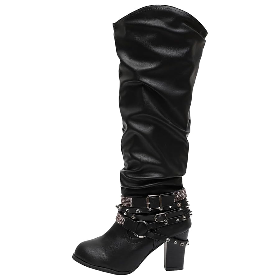 Amazon.com | Crzidha Knee High Boots for Women Slouchy